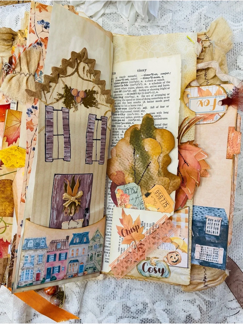 Handmade charming autumn